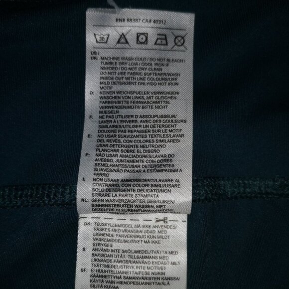 Adidas Aeroready Ladies Teal Color Capri Length Workout Leggings - Picture 5 of 7